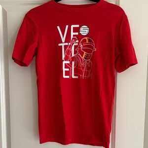 Scuderia Ferrari  Vettel Red T-Shirt with Logo